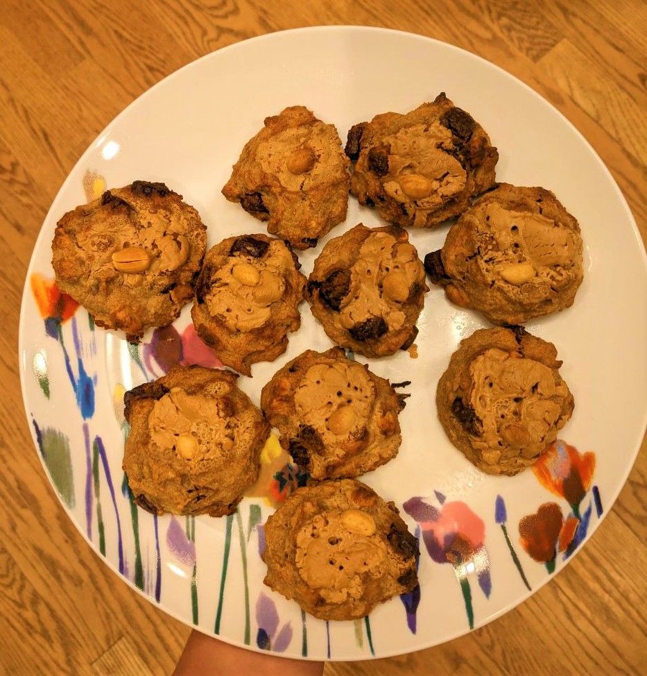Banana Peanut Choc Chunk Bites